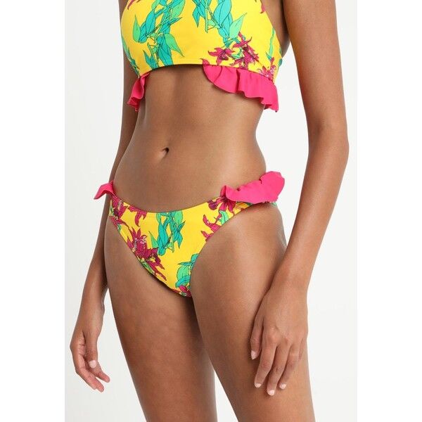 Vero Moda VMTROPIC TANGA Dół od bikini dandelion VE181I00C