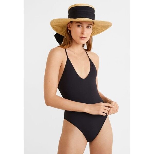 Mango AVERY Kostium kąpielowy black M9181G00K