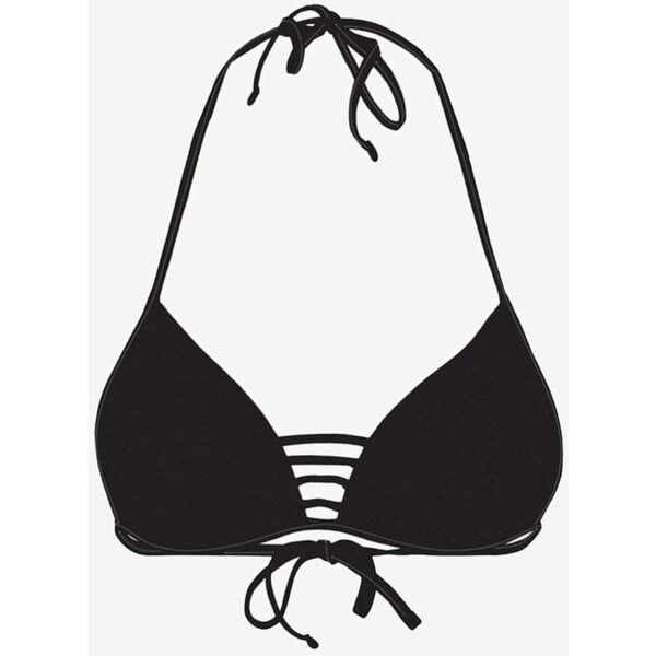 Pieces Góra od bikini black PE381J00J