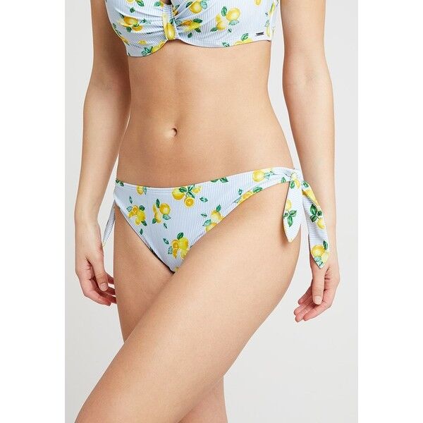 Boux Avenue LEMON PRINT TIE SIDE BRIEF Dół od bikini blue mix BOF81I00K