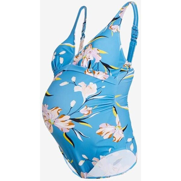 MAMALICIOUS MLNANCY PADDED MARTINA SWIMSUIT Kostium kąpielowy cendre blue/pink/yellow tone M6489E00L