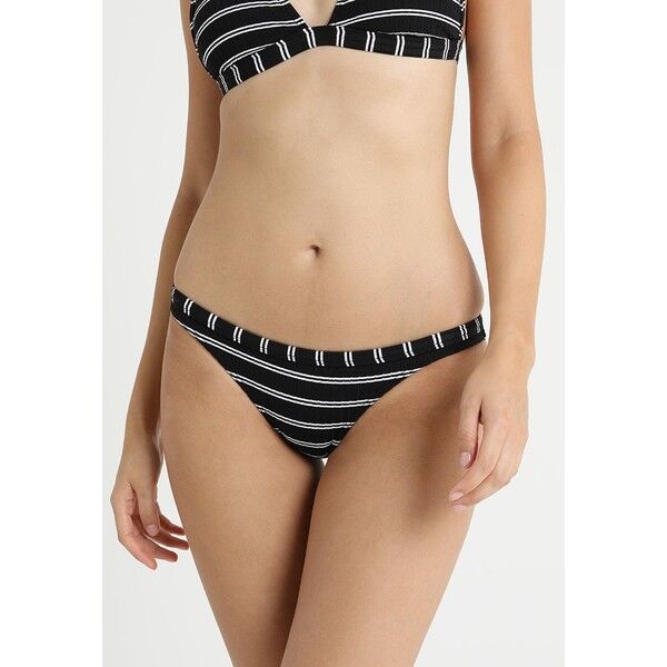 Seafolly INKASTRIPE BRAZILIAN PANT Dół od bikini black S1981I015