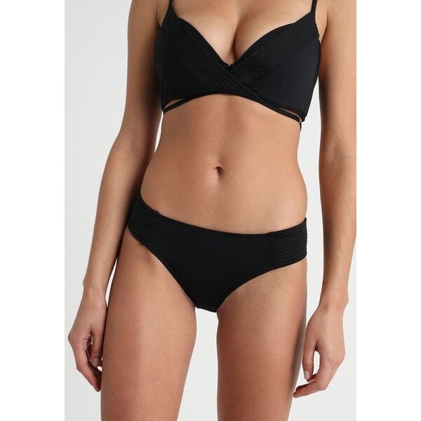 Seafolly QUILTED RETRO PANT Dół od bikini black S1981I02J