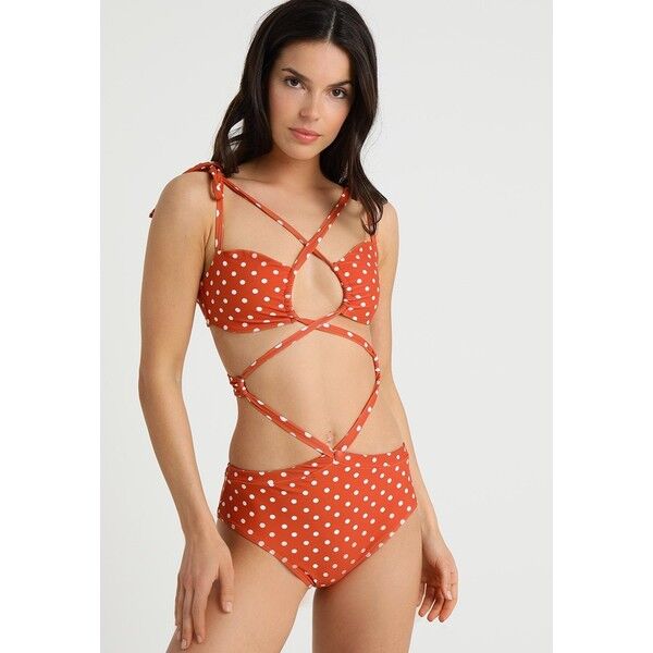 For Love & Lemons MARIPOSA ONE PIECE Kostium kąpielowy orange F0281G001