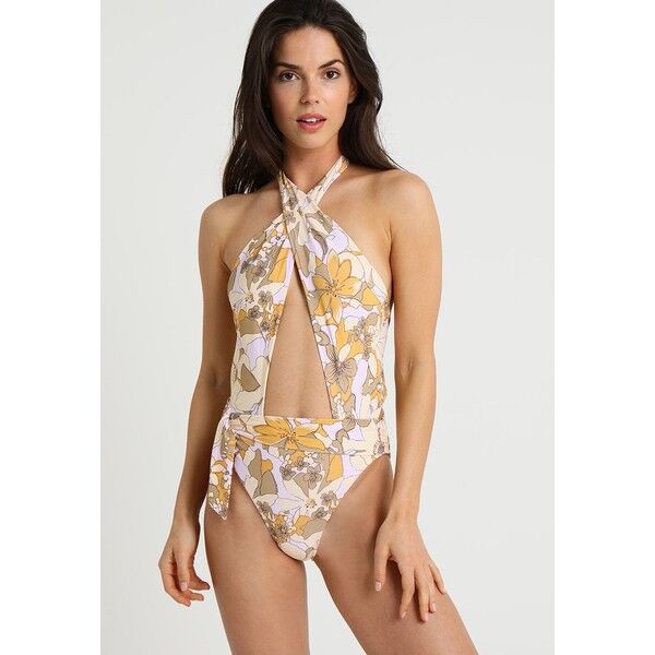 For Love & Lemons HAVANA ONE PIECE Kostium kąpielowy beige F0281G000