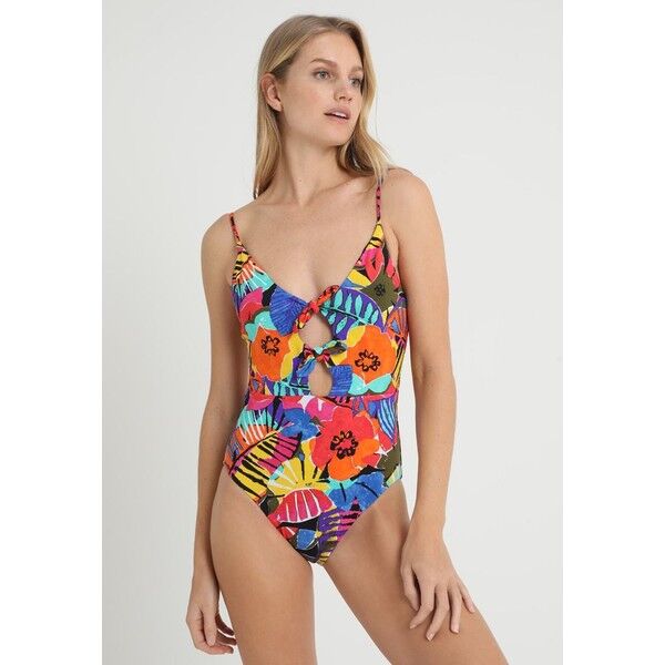 Polo Ralph Lauren TIE FRONT ONEPIECE Kostium kąpielowy multi PO281G00L