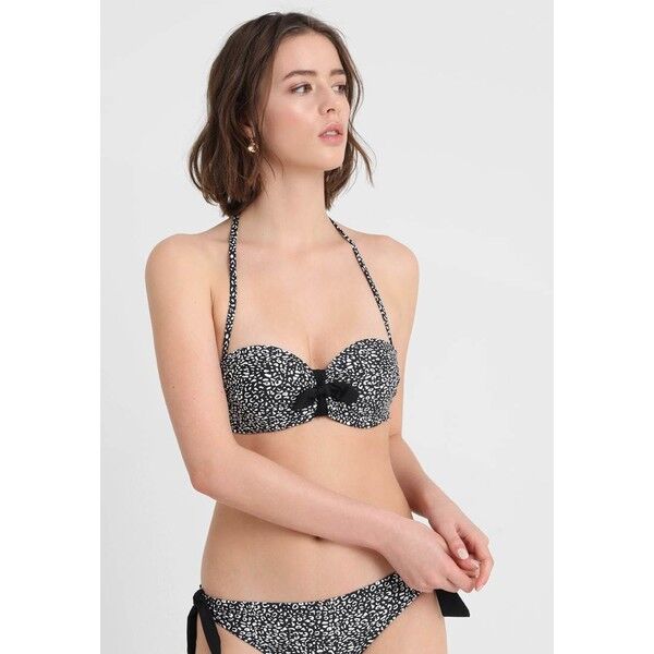 LASCANA LEO WIRE BANDEAU Góra od bikini black L8381J01B