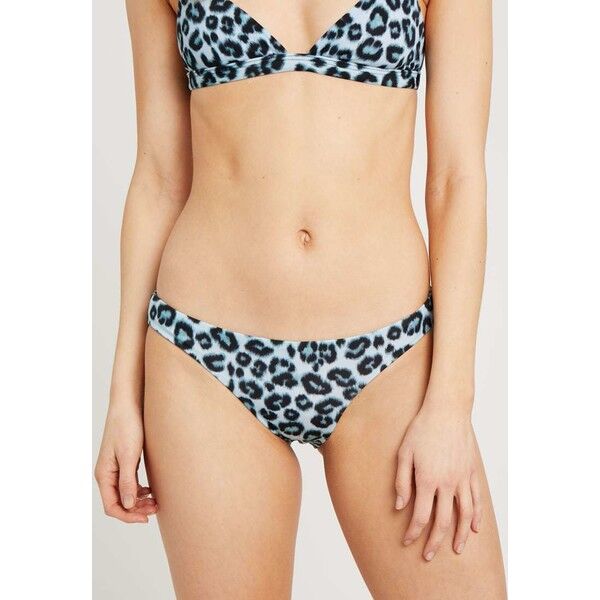 Les Girls Les Boys LEOPARD BRIEF Dół od bikini blue LEJ81I002
