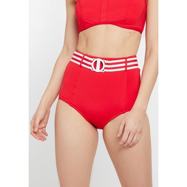 Seafolly BELTED HIGH WAISTED PANT Dół od bikini chilli S1981I03A