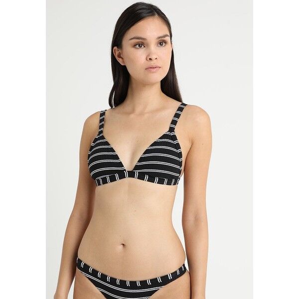 Seafolly INKA STRIPE FIXED BRA Góra od bikini black S1981J02M