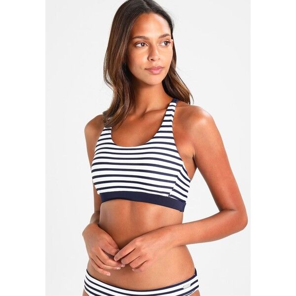 Venice Beach BUSTIER Góra od bikini white/navy 2VE81J003