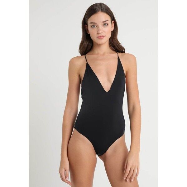 Guess ONE PIECE CROSS BACK Kostium kąpielowy jet black GU181G00F