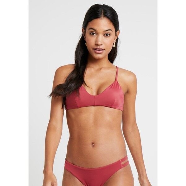 RVCA SOLID CROSS BACK Góra od bikini bordeaux RV481J00Q