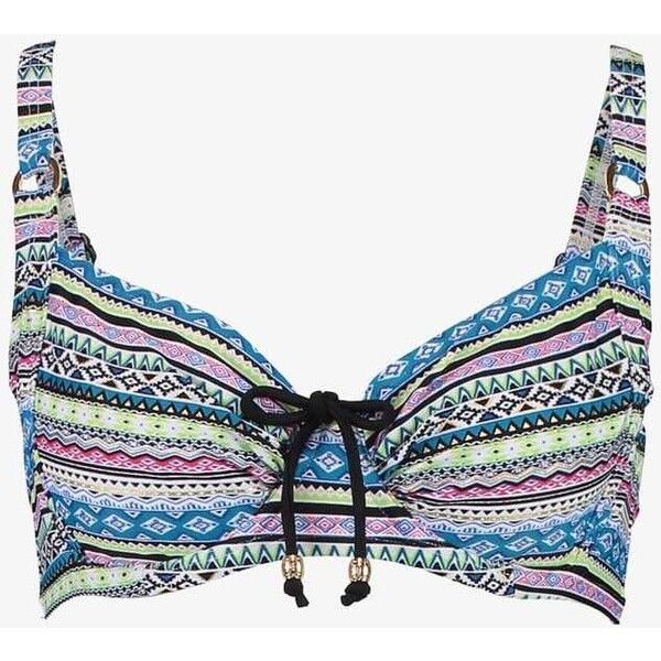 DORINA CURVES LONG BEACH NON PADDED Góra od bikini blue DOH81J009