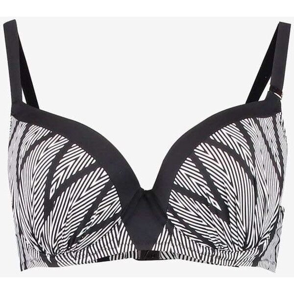 Fantasie GENEVA MOULDED GATHERED Góra od bikini black/white FN181J00A