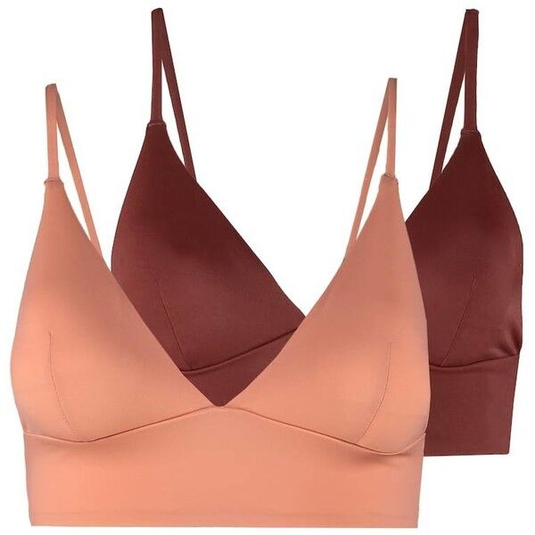 Anna Field 2 PACK Góra od bikini brown/nude AN681J00A