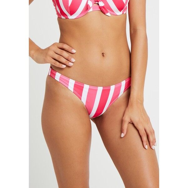 Hunkemöller CANDY STRIPES LOW CHEEKY Dół od bikini pink HM181I05J