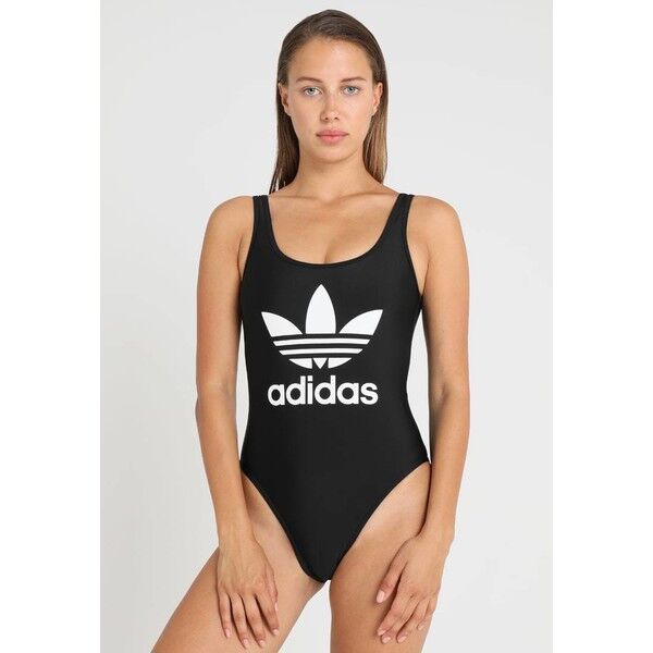 adidas Performance SWIMSUIT Kostium kąpielowy black AD581G01E