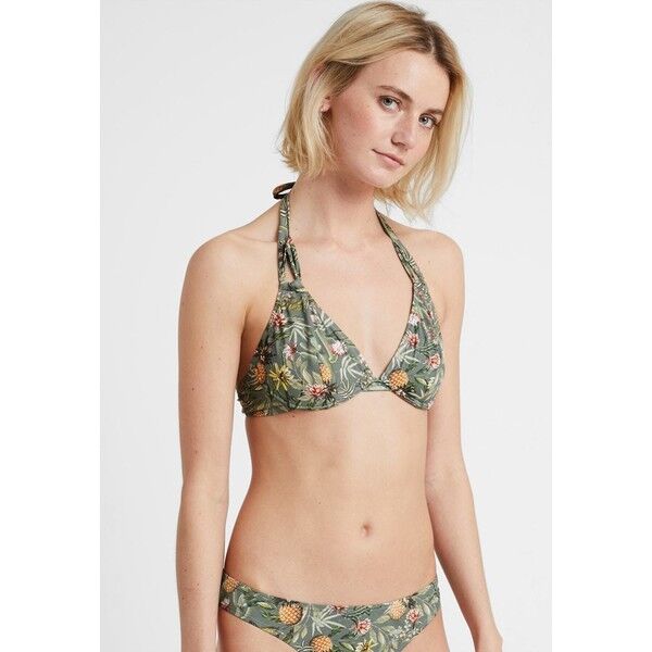 Esprit BAHIA BEACH HIGH APEX Góra od bikini light khaki ES181J094