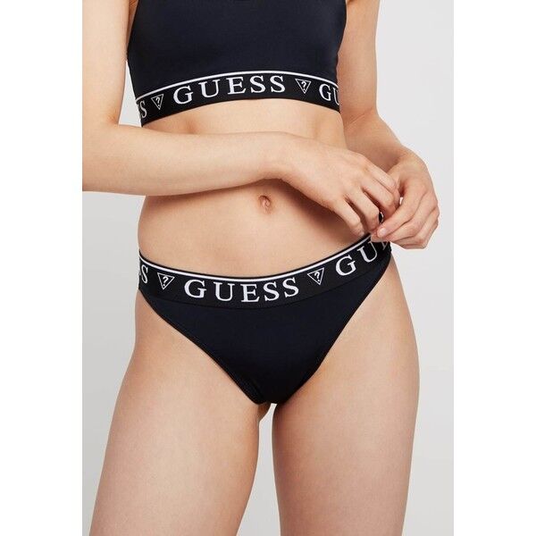 Guess BRIEF Dół od bikini jet black/frost GU181I01E