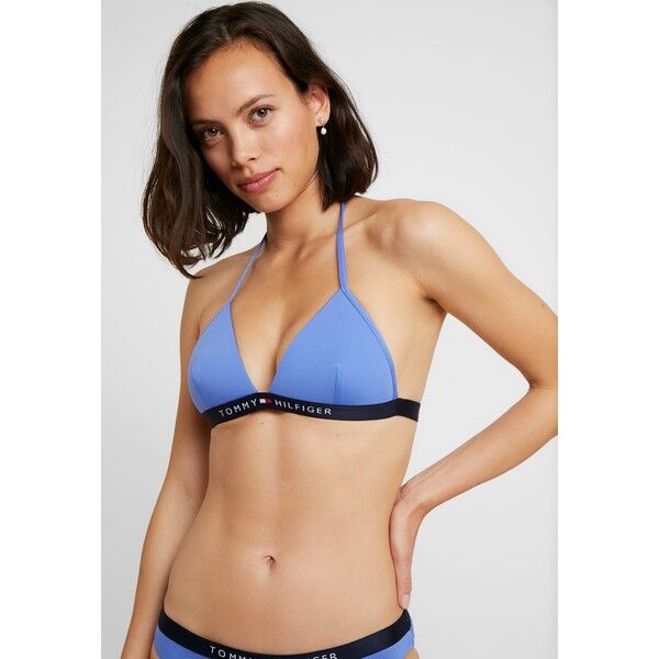 Tommy Hilfiger CORE SOLID LOGO TRIANGLE Góra od bikini wedgewood TO181J00Y