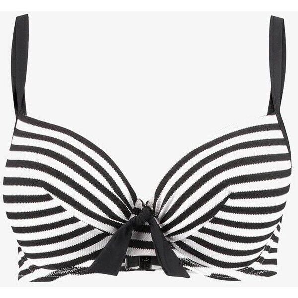 Boux Avenue NAPLES STRIPE FULL SUPPORT Góra od bikini black mix BOF81J00E