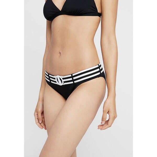 Seafolly BELTED HIPSTER Dół od bikini black S1981I034