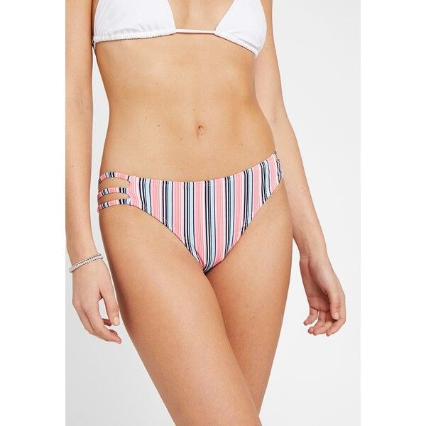 Hunkemöller MIMOSA STRIPE CHEEKY Dół od bikini white HM181I03P