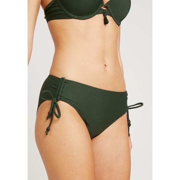 Hunkemöller AMANDA QUEEN HIGH RIO Dół od bikini khaki HM181I03S