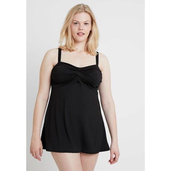 Evans ESSENTIALS SWIMDRESS Kostium kąpielowy black EW281G00D