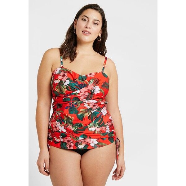 City Chic ANTIGUA TANK Góra od bikini red CIA81J00B