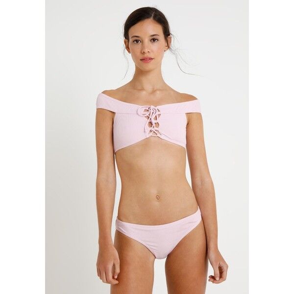 South Beach LACE UP FRONT BARDOT TOP AND BRIEF Bikini lilac SOH81L00N