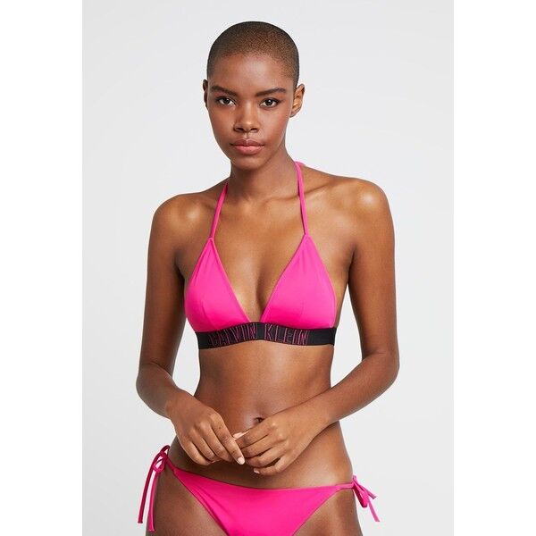 Calvin Klein Swimwear INTENSE POWER FIXED TRIANGLE RP Góra od bikini beetroot purple C1781J00Z