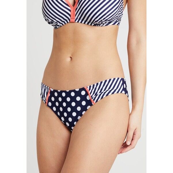 Pour Moi SEA BREEZE TAB BRIEF Dół od bikini navy/coral POJ81I00N