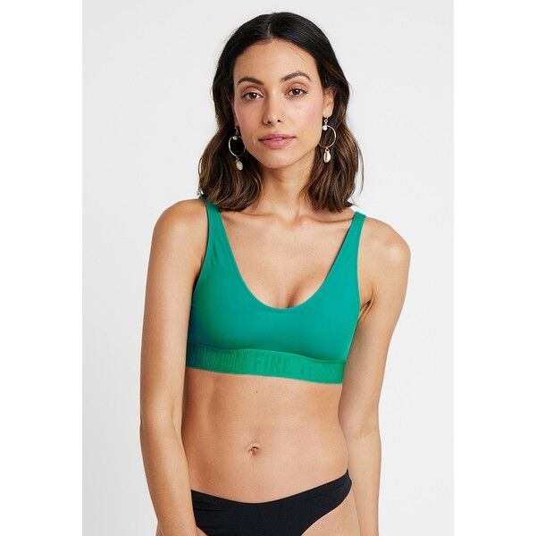 Weekday SOLEIL SWIM Góra od bikini turquoise greenish dark WEB81J00U