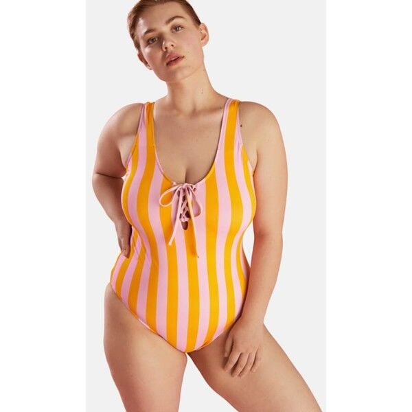 Violeta by Mango NINOLO Kostium kąpielowy pastel rose VM481G00I