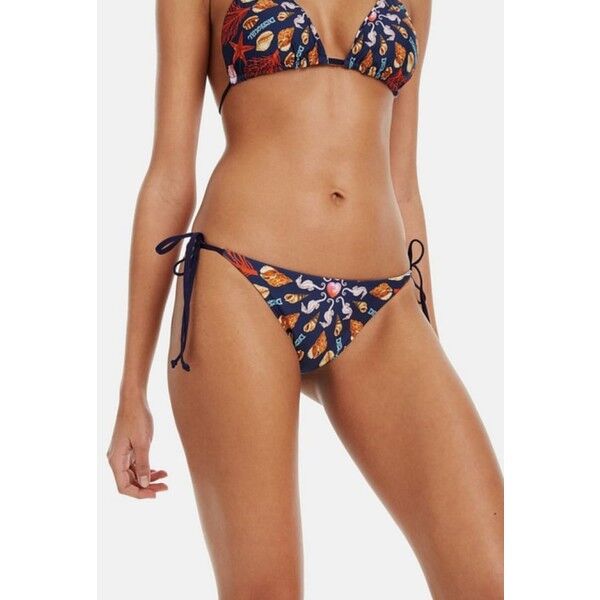Desigual BIKI CAROLA B Dół od bikini blue DE181I00B