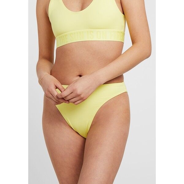 Weekday SOLEIL SWIM BOTTOM Dół od bikini yellow light WEB81I00T