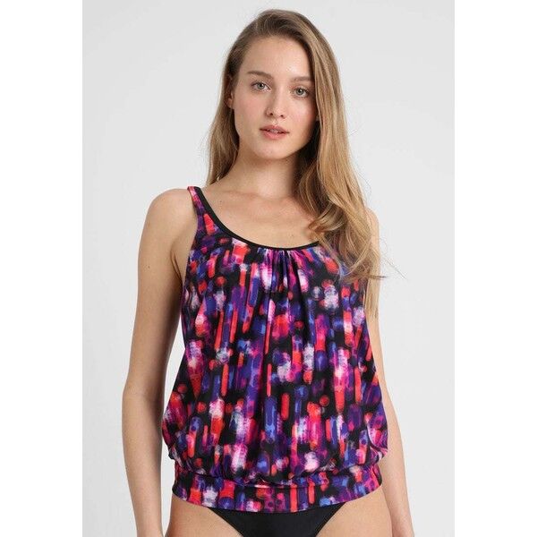 LASCANA TANKINI TOP Góra od bikini black L8381L00Z