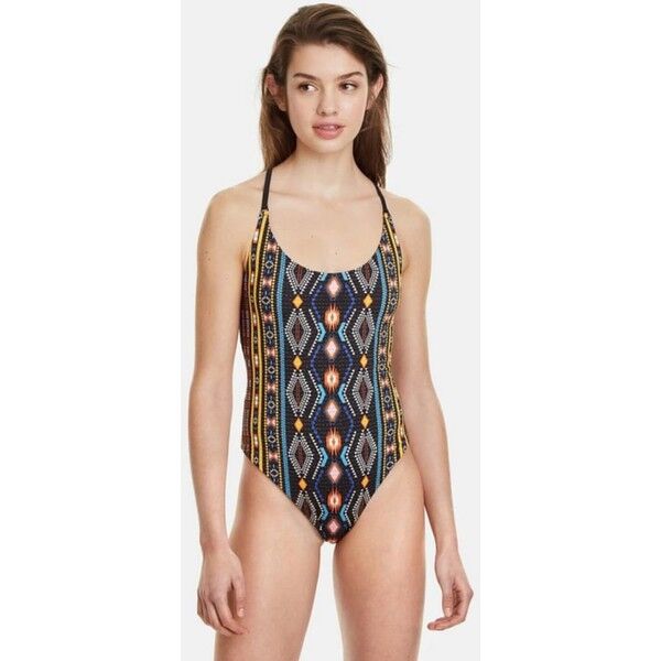 Desigual Kostium kąpielowy black DE181G009