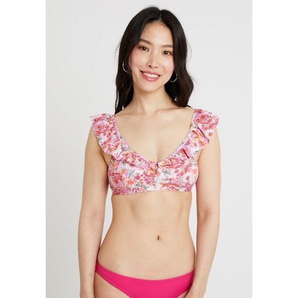 Esprit SUNRISE BEACH PADDED FRILL Góra od bikini pink/fuchsia ES181J0AM