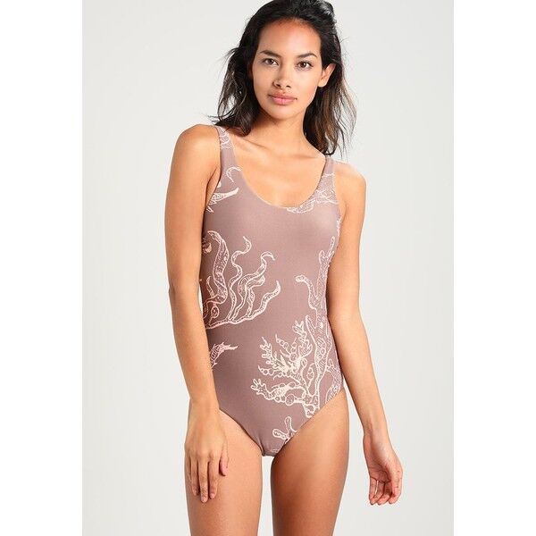 O'Neill MARISSA SWIMSUIT Kostium kąpielowy deep taupe ON581G002
