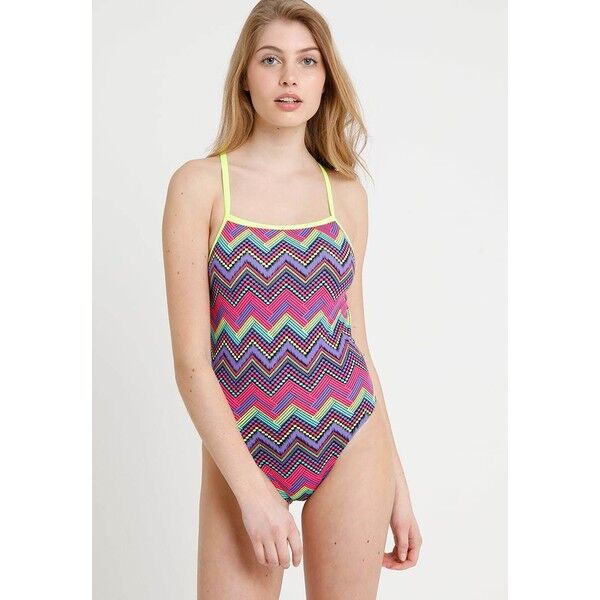 Funkita LADIES STRAPPED IN ONE PIECE Kostium kąpielowy multi-coloured F0G81G00C