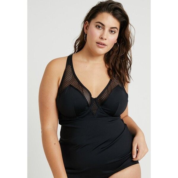 City Chic CATALINA TANK Góra od bikini black CIA81J00C