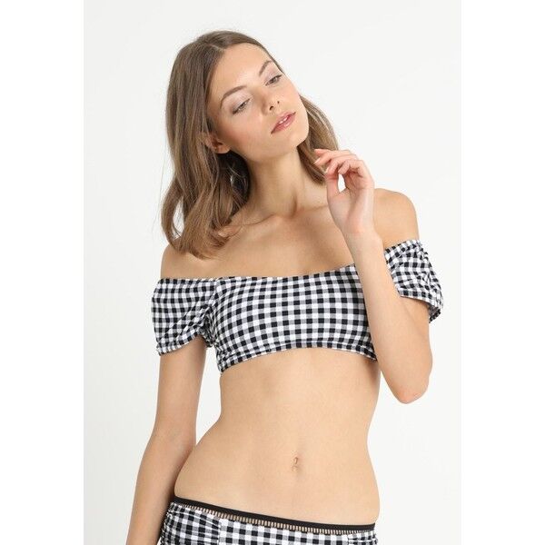 Seafolly OFF SHOULDER BANDEAU Góra od bikini black S1981J02J