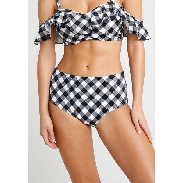 Freya TOTALLY CHECK HIGH WAIST Dół od bikini monochrome FR981I00O