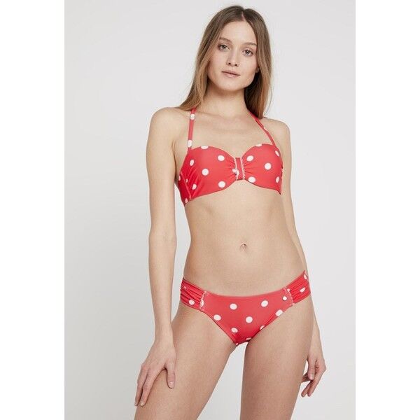 s.Oliver WIRE BANDEAU SET Bikini red/cream SO281L00K