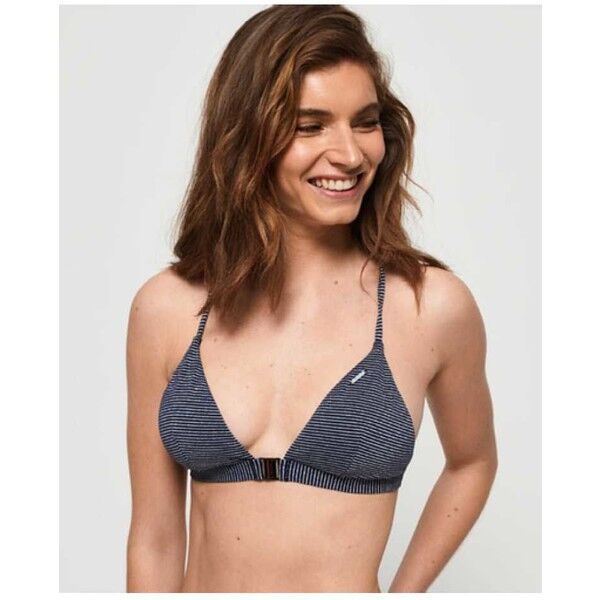 Superdry Góra od bikini navy/blue glitter SU281A00Q