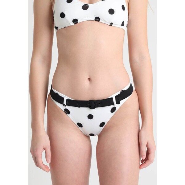 Solid & Striped THE RACHEL SMALL DOTBOTTOM Dół od bikini cream/black QS681I00I