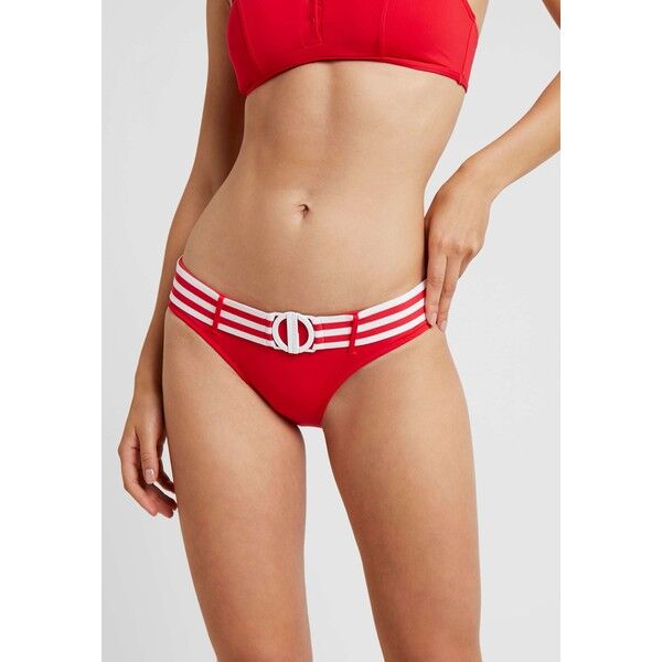 Seafolly BELTED HIPSTER Dół od bikini chilli S1981I034